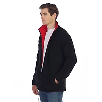 Gioberti Men's Zip Up Reversible Polar Fleece Heavy Jacket