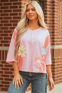 Threaded Pear Women's Wrenleigh Sleeve Oversized T Shirt