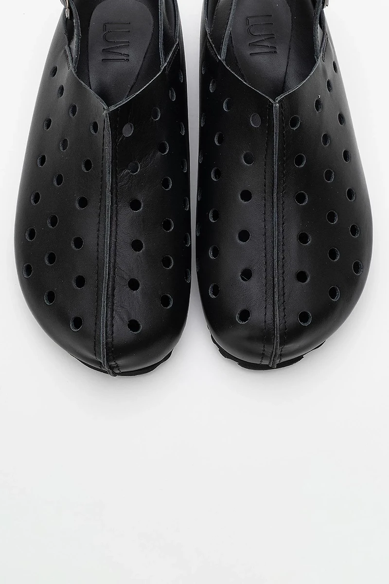 Forever & Always Womens Justa Leather Clogs