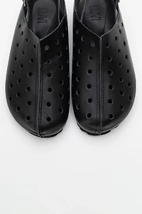 Forever & Always Womens Justa Leather Clogs