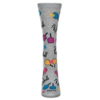 MeMoi Women's Pickleball Paddle Rayon From Bamboo Crew Socks