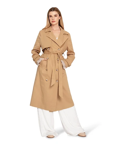 Belle & Bloom Womens Empirical Trench Coat
