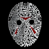 LA Pop Art Men's Word T-Shirt - Slasher Movie Villains