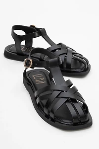Forever & Always Womens Andres Leather Sandals
