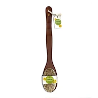 Pursonic Unisex Natural Bamboo Long Handle Exfoliating Bath Body Brush