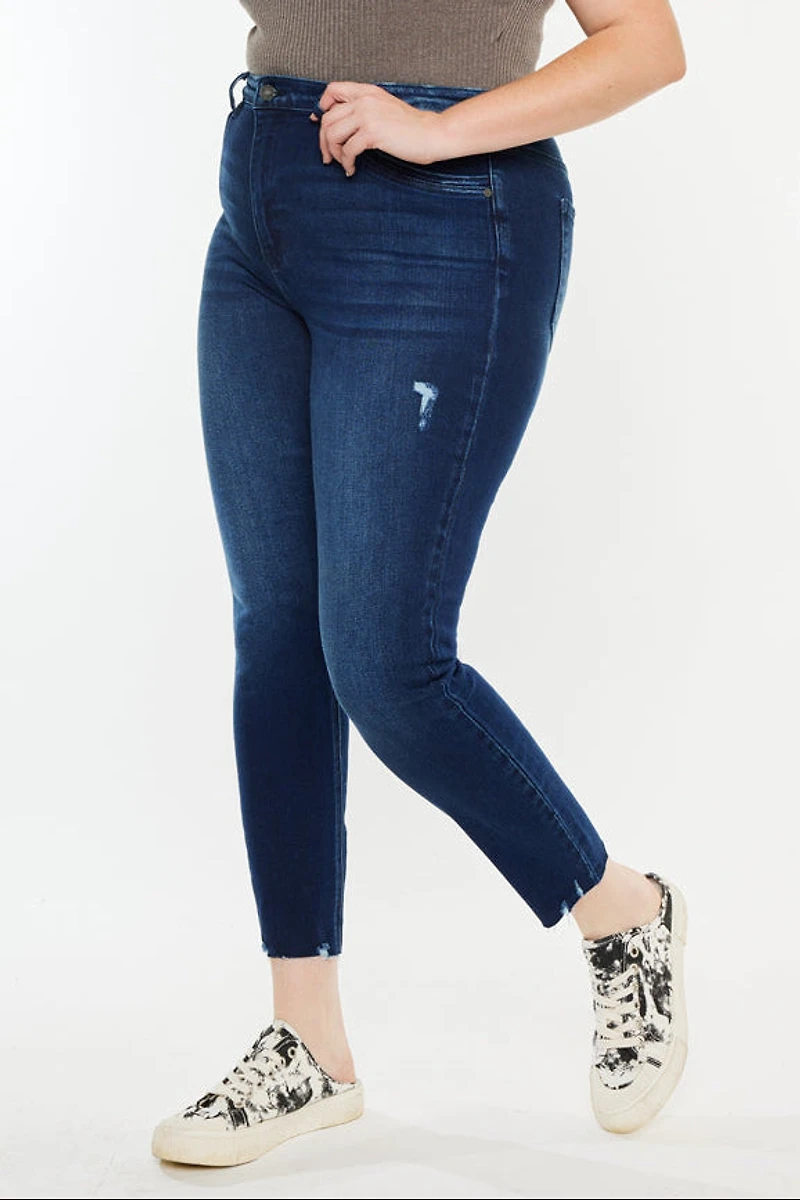 KanCan Women's Plus High Rise Ankle Skinny Jeans Karol