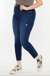 KanCan Women's Plus High Rise Ankle Skinny Jeans Karol