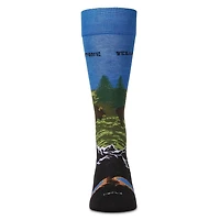 MeMoi Men's Yellowstone Rayon From Bamboo Crew Socks