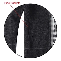 Gioberti Boys Knitted Chenille Cardigan Sweater with Flannel Lining
