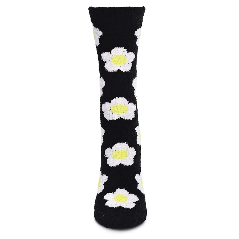 MeMoi Women's Daisy Super Soft Cozy Crew Socks