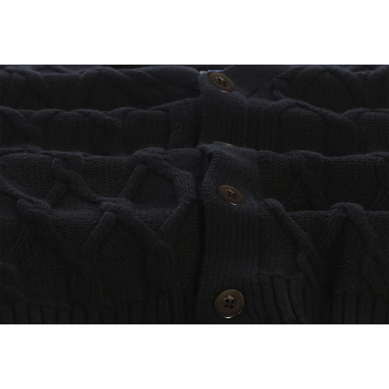 Gioberti Boy's 100% Cotton Knitted V-neck Button Up Cardigan Sweater