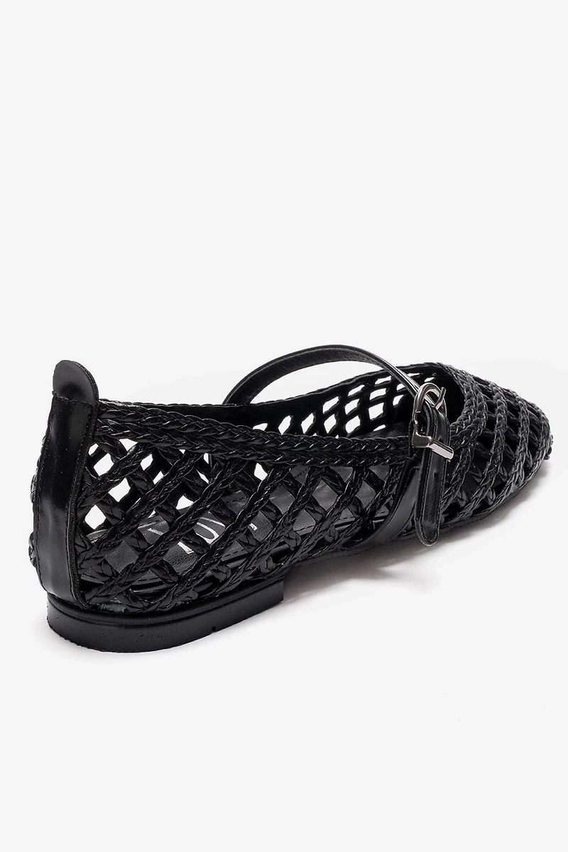 Prologue Shoes Womens Doux Woven Ballet Flat