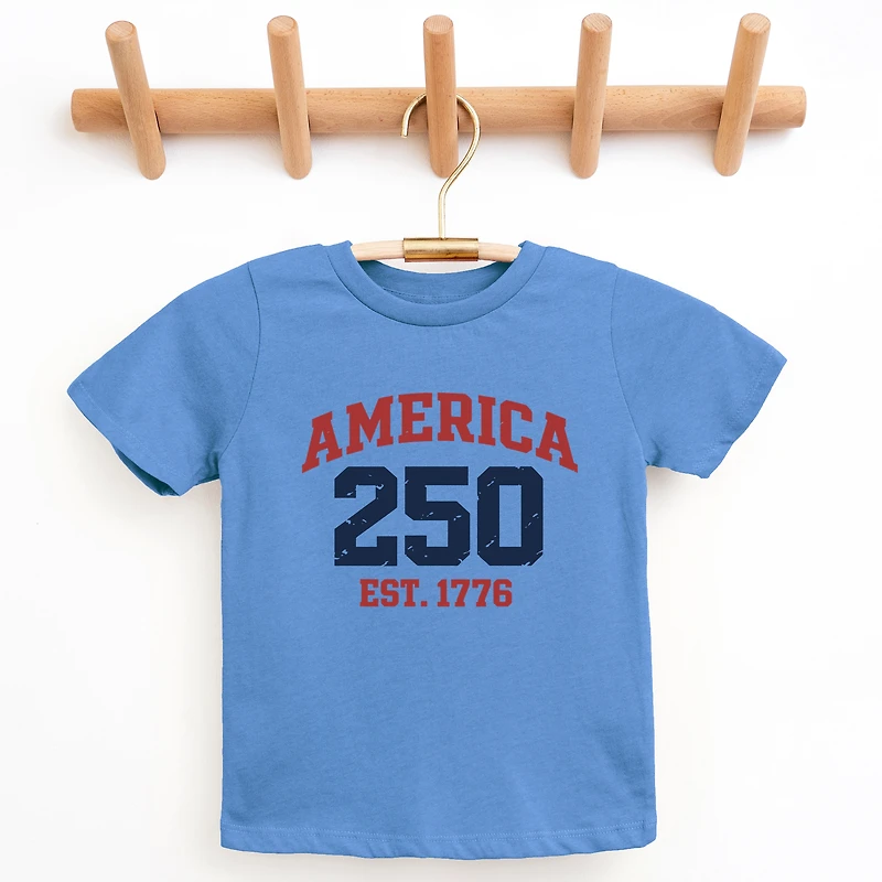 The Juniper Shop - America 250 Arched Bold Youth Short Sleeve Graphic T-Shirt