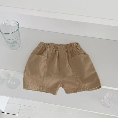 MyKids-USA Summer Arrival Boys Versatile Casual Solid Color Utility Shorts