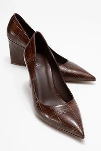 Prologue Shoes Womens Puera Pointed Toe Wedge Pump