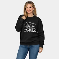 Simply Sage Market - Rather Be Camping Camper  Women's Graphic Sweatshirt