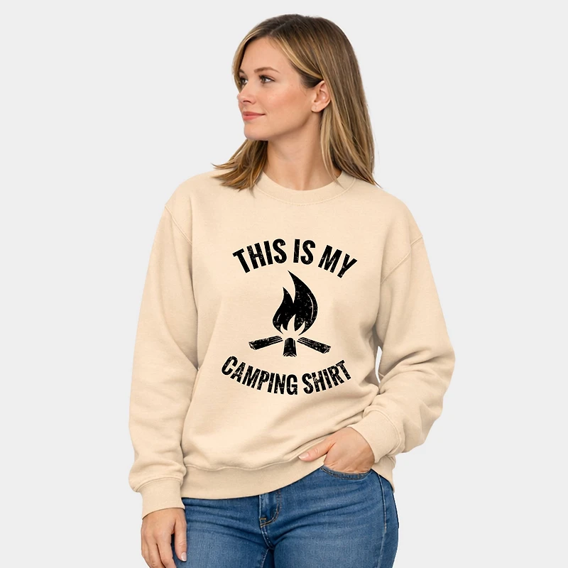 Simply Sage Market - This Is My Camping Shirt Women's Graphic Sweatshirt