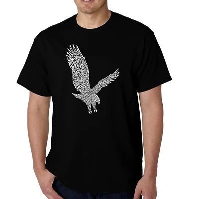 LA Pop Art Men's Word T-Shirt - Eagle