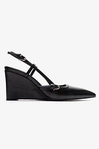 Prologue Shoes Womens Celia Pointed Toe Wedge Pump