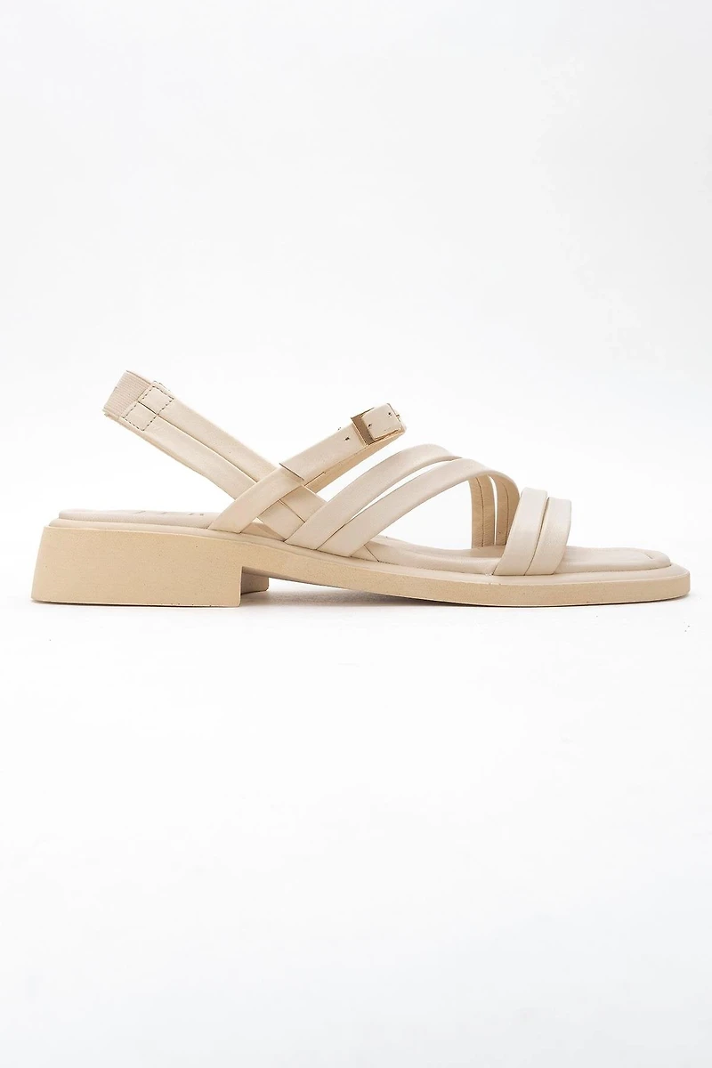 Forever & Always Womens Cesar Leather Sandalss