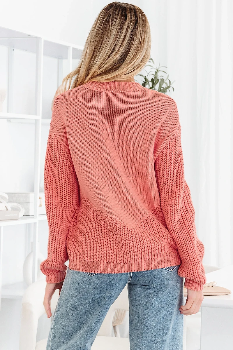 Threaded Pear Women's Kirahira Embroidered Thanksgiving Holiday Sweater