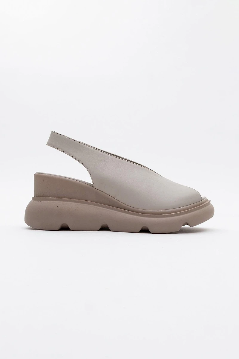 Forever & Always Womens Sam Leather Platform Sandals