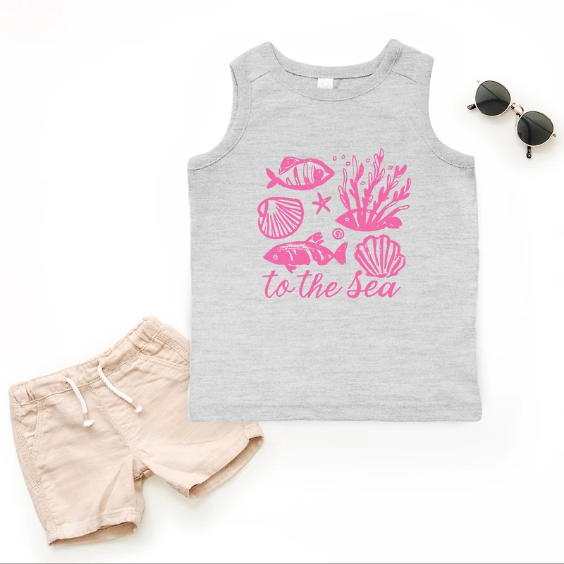 The Juniper Shop - To Sea Creatures Toddler Graphic Tank