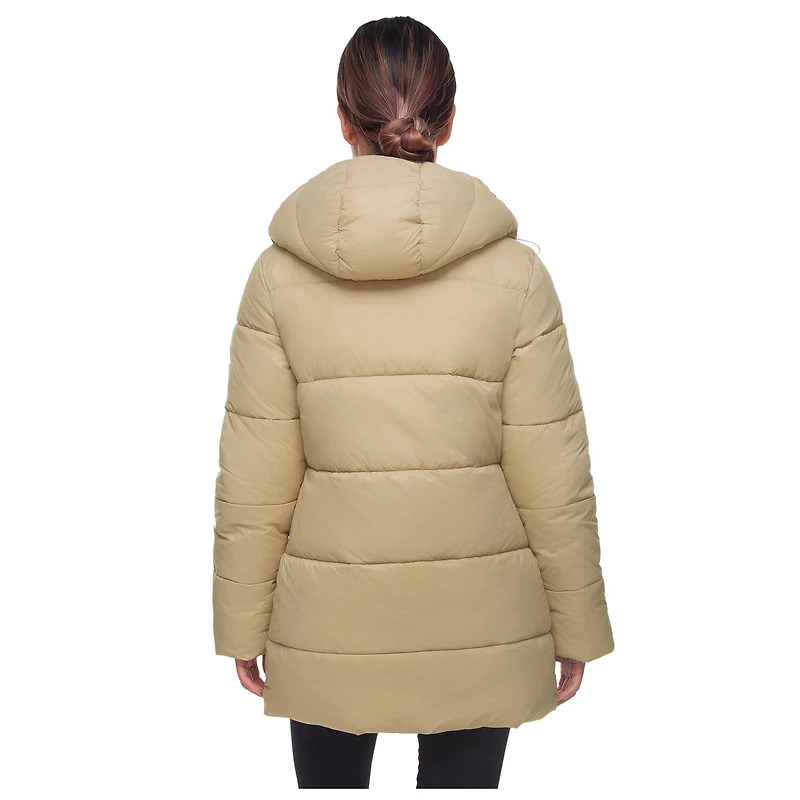 Rokka&Rolla Womens Mid-Length Lightweight Puffer Jacket