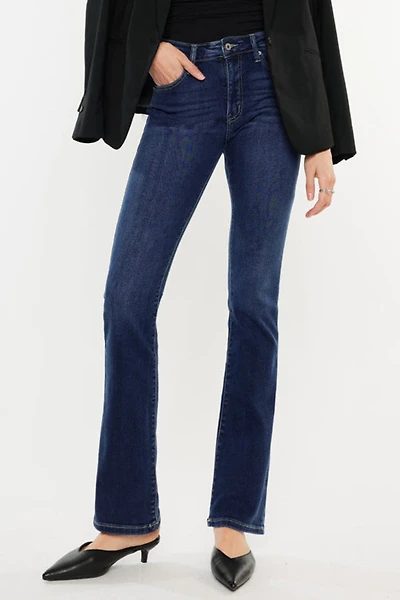 KanCan Women's Essentials High Rise Bootcut Jeans Denver