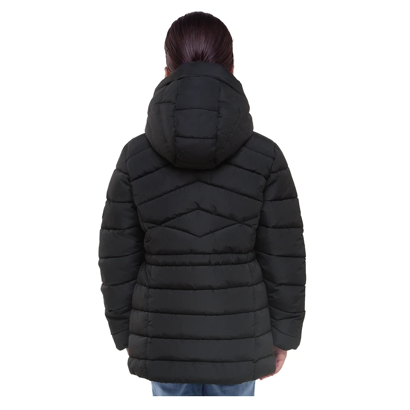 Rokka&Rolla Little & Big Kid Girls Lightweight Mid-Length Puffer Jacket