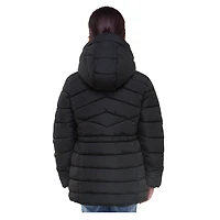 Rokka&Rolla Little & Big Kid Girls Lightweight Mid-Length Puffer Jacket