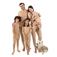 Leveret Baby Neutral Solid Cotton Footed Pajamas