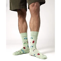 MeMoi Men's Tee Time Rayon From Bamboo Crew Socks