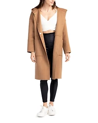 Belle & Bloom Womens Sunday Morning Hooded Coat