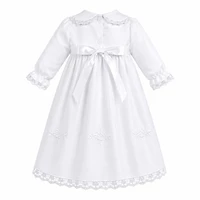 Laurenza's Baby Girls Long Sleeve Baptism Gown