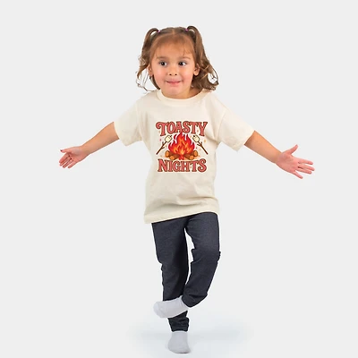 The Juniper Shop - Toasty Nights Marshmallow Toddler Short Sleeve Graphic T-Shirt