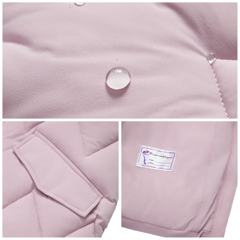 Rokka&Rolla Little & Big Kid Girls Hooded Puffer Vest