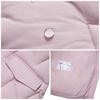 Rokka&Rolla Little & Big Kid Girls Hooded Puffer Vest