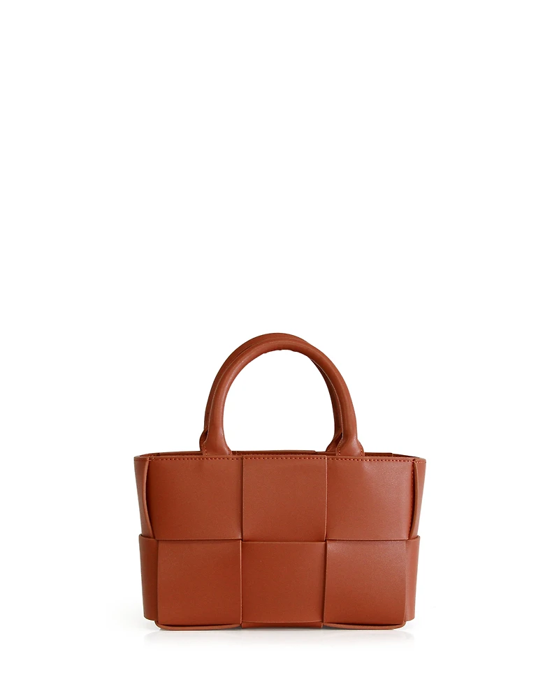 Belle & Bloom Womens Little Love Woven Crossbody Bag