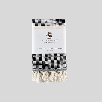 Wear Sierra Ultra Soft Turkish Cotton Hand Towels Set of 2