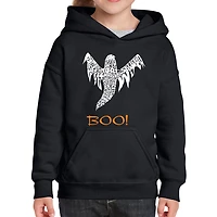 LA Pop Art Girls Word Hoodie - Halloween Ghost