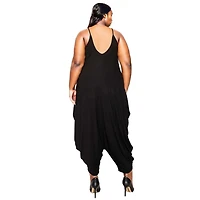 L I V D Women's Plus Quinn Pocket Jumpsuit