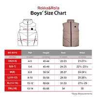 Rokka&Rolla Little & Big Kid Boys Lightweight Puffer Vest