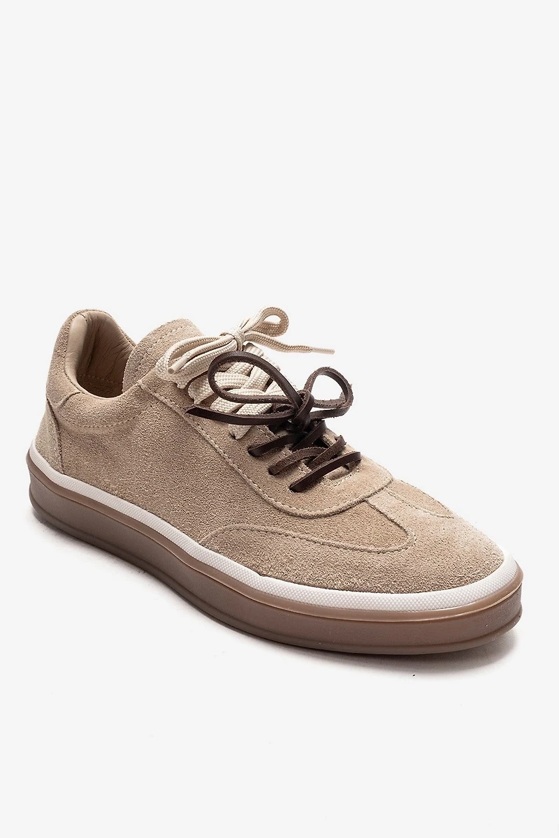 Forever & Always Womens Melle Leather Sneaker