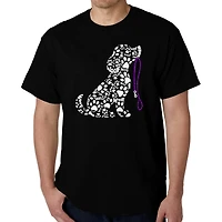 LA Pop Art Men's Word T-Shirt - Dog Leash