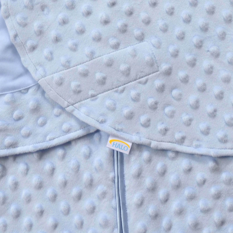 HALO Plush Dots Velboa 3.0 TOG Sleepsack Swaddle