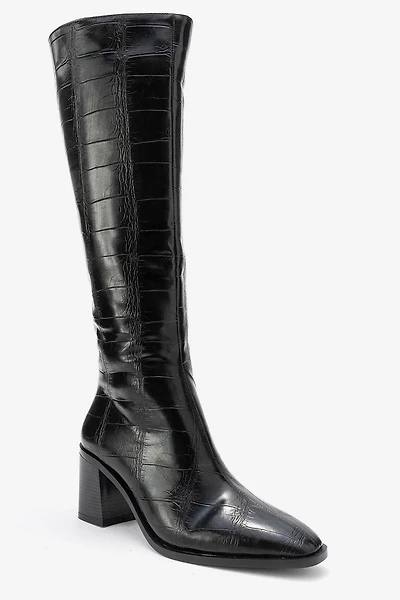 Prologue Shoes Womens Venia Block Heel Boot