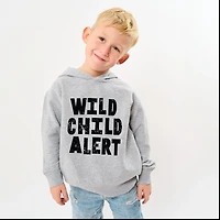 The Juniper Shop - Wild Child Alert Distressed Toddler Hoodie