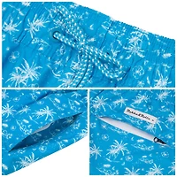 Rokka&Rolla Mens 7" Swim Trunks with Compression Liner