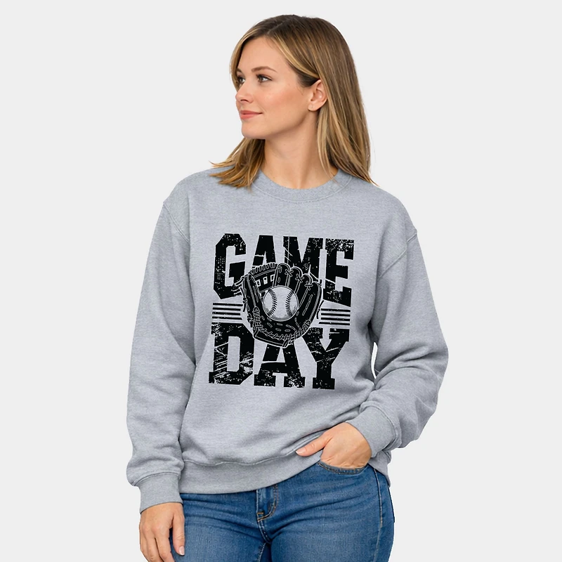 Simply Sage Market - Baseball Game Day Glove Women's Graphic Sweatshirt